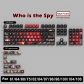 Who is the Spy 104+18 Clear PC+PBT Dye-subbed Pudding Jelly Keycaps Set MSA Profile Mechanical Keyboard